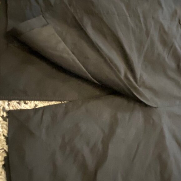 Strellson Mens Black lined Coat Jacket 46R XXL Switzerland concealed Hood - Picture 8 of 16